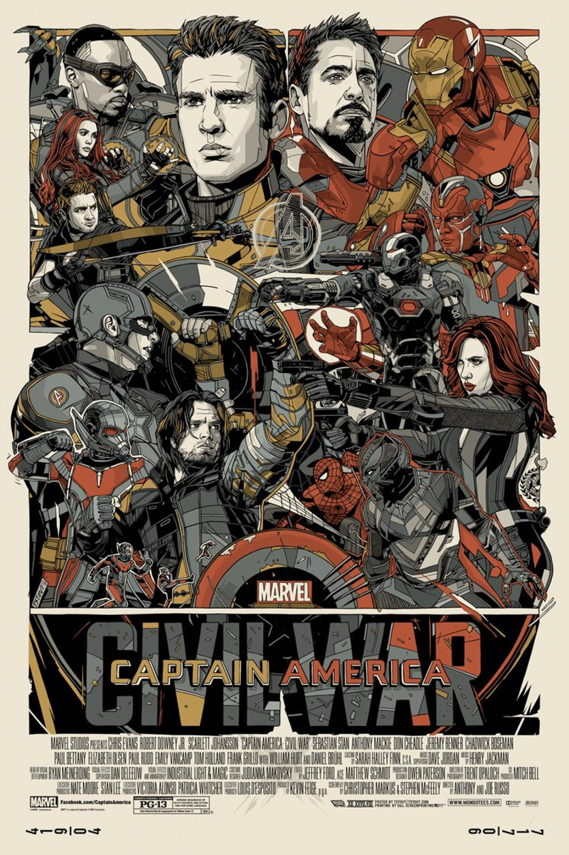 Illustration for article titled Captain America: Civil War Is Captured Perfectly in This Insanely Epic New Poster